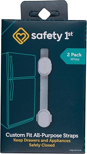 Safety 1st Paquete de 2 correas multiusos de ajuste personalizado Blanco