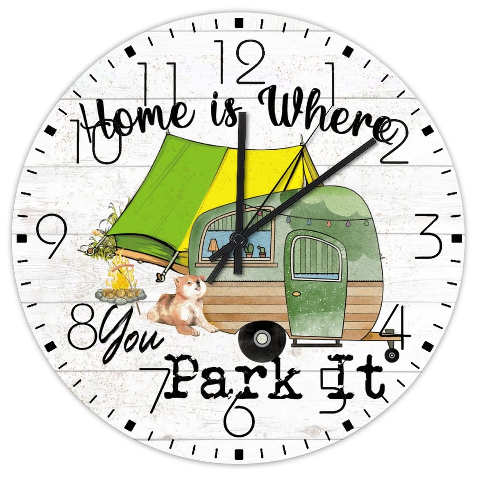 Horloge murale silencieuse en bois pour retrouver le calme chez soi