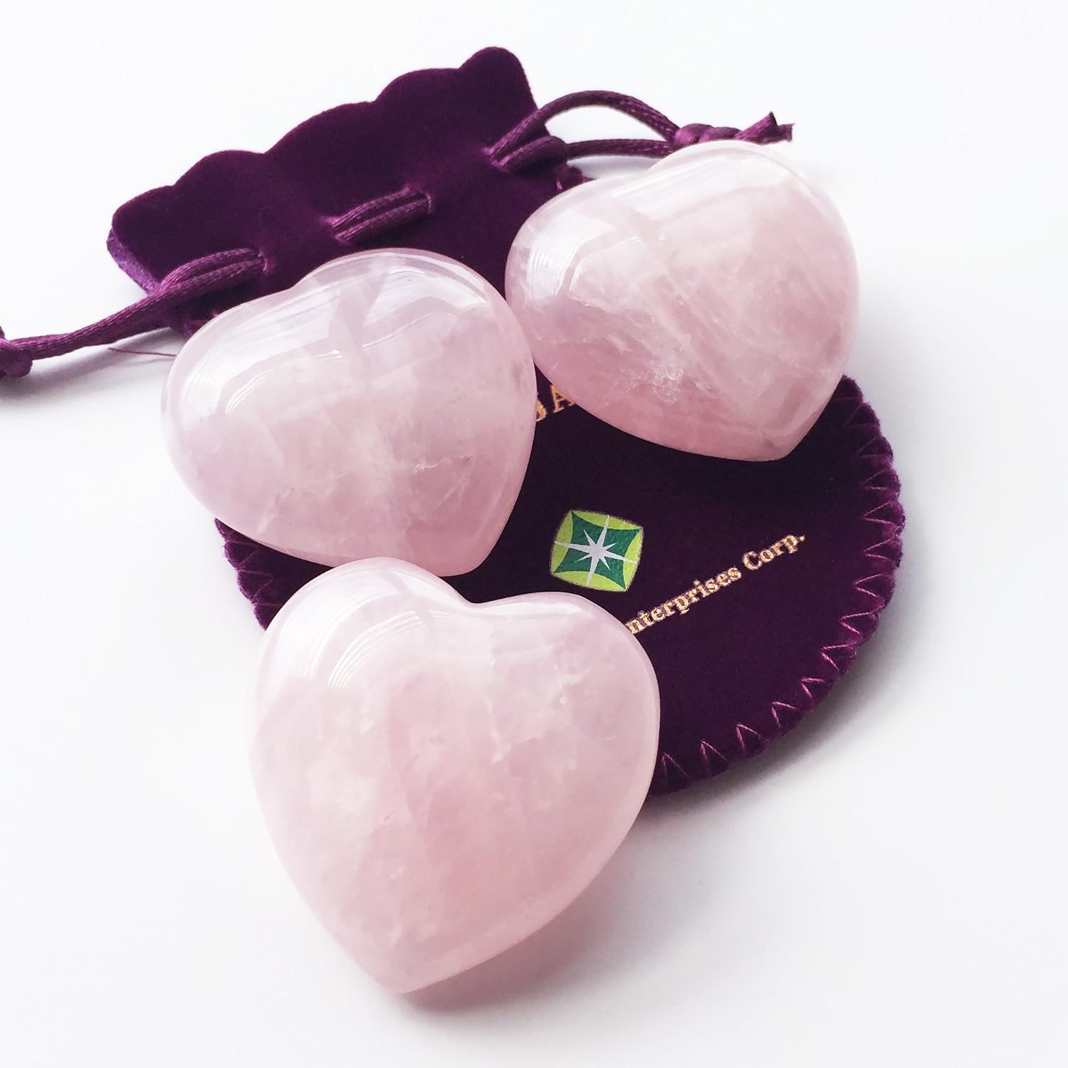 Polar Jade 5-Piece Crystal Set, 3 Predrilled Jade Eggs & 2 Quartz Balls image 2