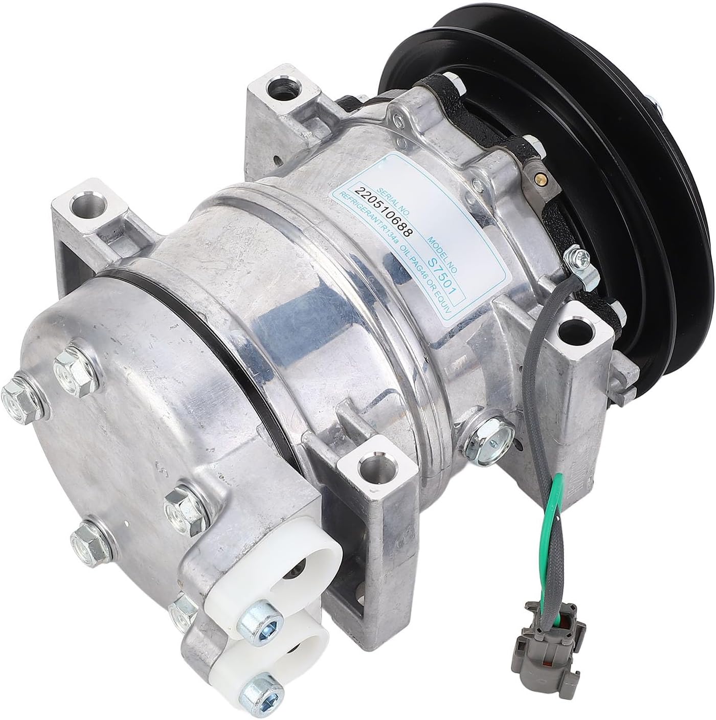 EVTSCAN AC Compressor 220510688 Replacement Quick Mounting for ZAX-3 Excavator Electronic Injection