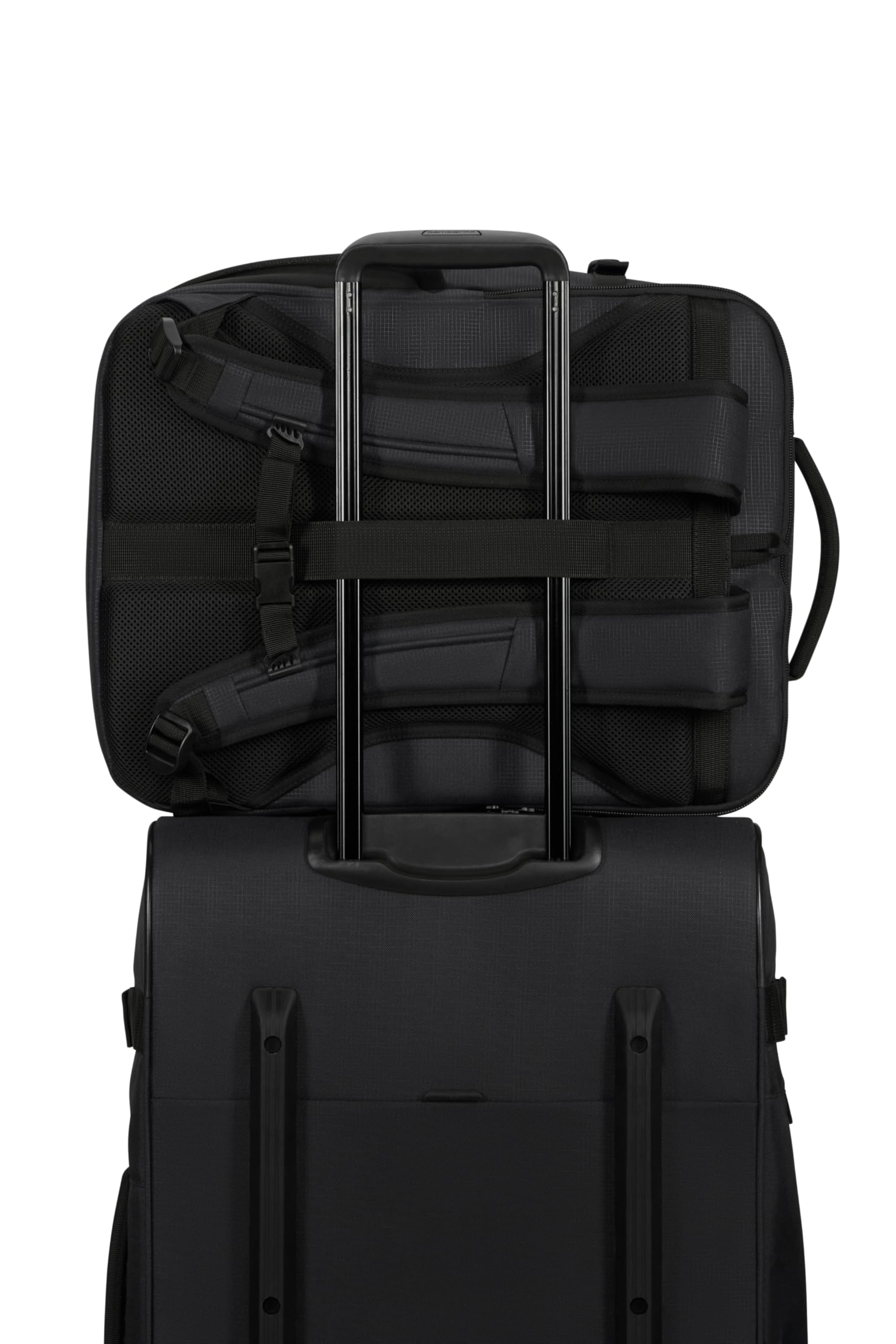 Samsonite Roader - Kabinenrucksack 45x36x20 cm - Handgepäck für EasyJet, Underseat Tasche mit Laptopfach 17.3", 36 L, 0.90 KG, Schwarz (Deep Black)