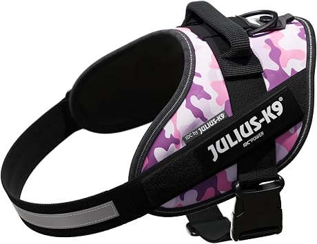 Julius-K9 IDC Power Harness, Size M/0, Pink Camo