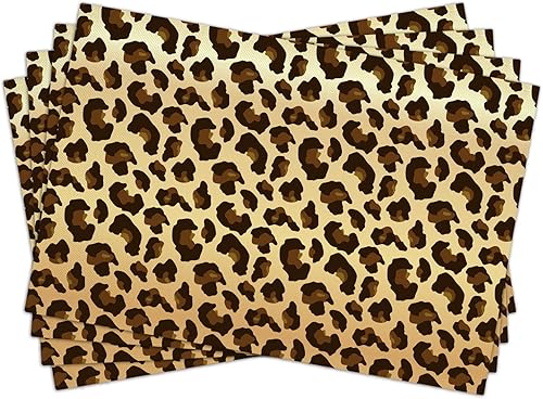 Miniatura 11 de Juego de 4 manteles individuales color rosa, 12 x 18 pulgadas, impermeables, resistentes al calor, manteles individuales para mesa de comedor,