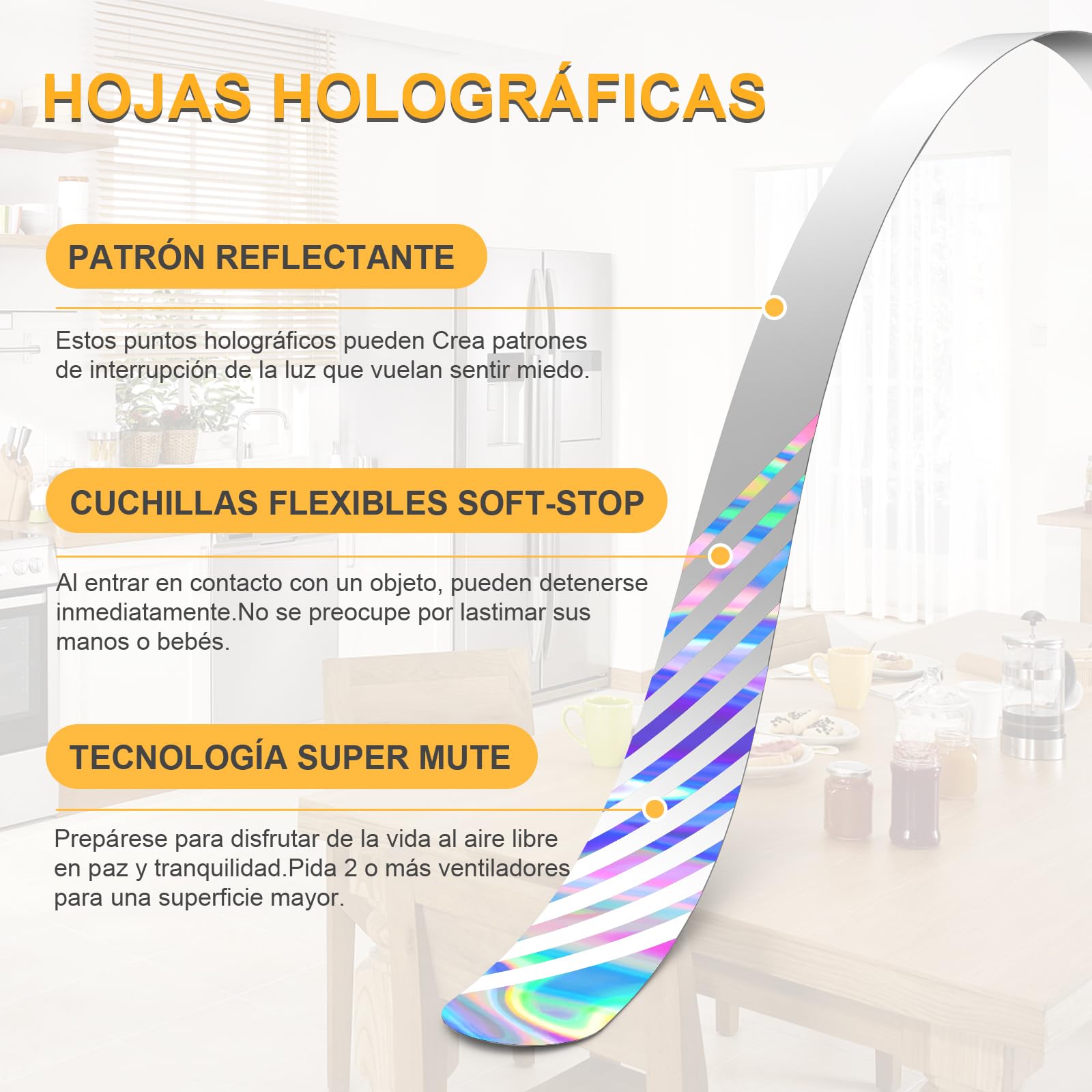 3PCS Ventilador Repelente de Moscas Colgante y Plegable Neijiaer, Ventilador de Moscas Portátil Exterior, Protección contra Voladores, Ventilador de Mesa Antimoscas para Picnics, Patios y Fiestas