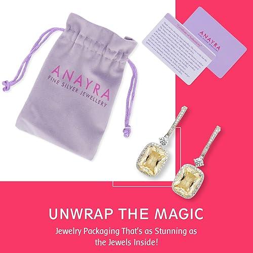 Miniatura 6 de ANAYRA Pure Silver Earrings For Women, Hallmarked 925 Silver Earrings, Statement Earrings For Women, Earrings For Women, Stud Earrings For Women