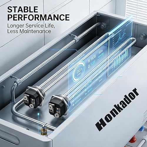 Miniatura 6 de Elemento calentador de agua 265-48642-00, compatible con calentadores de agua Bradford White, piezas de repuesto 415-48642-00, 265-42544-08,