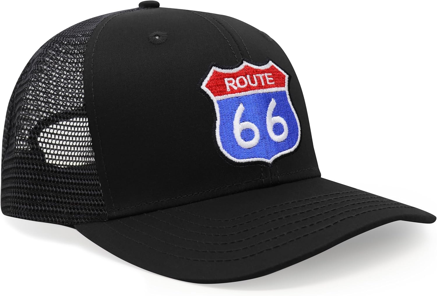 International Tie Road Hat for Men and Women, Adjustable Snapback Trucker Baseball Cap, Embroidered Roads and Highways