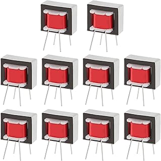 10pcs EI-14 Audio Transformer High Efficiency Audio Isolation Transformers 1:1 600:600 Ohm for Voltage Amplification and Power Output