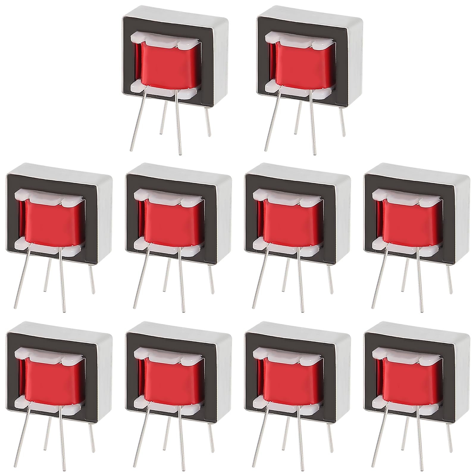 10pcs EI-14 Audio Transformer High Efficiency Audio Isolation Transformers 1:1 600:600 Ohm for Voltage Amplification and Power Output