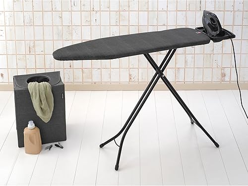 Miniatura 6 de Brabantia - Tabla de planchar B  Soporte para plancha de vapor sólido  Altura ajustable  Patas de goma antideslizantes  Funda 100% algodón de