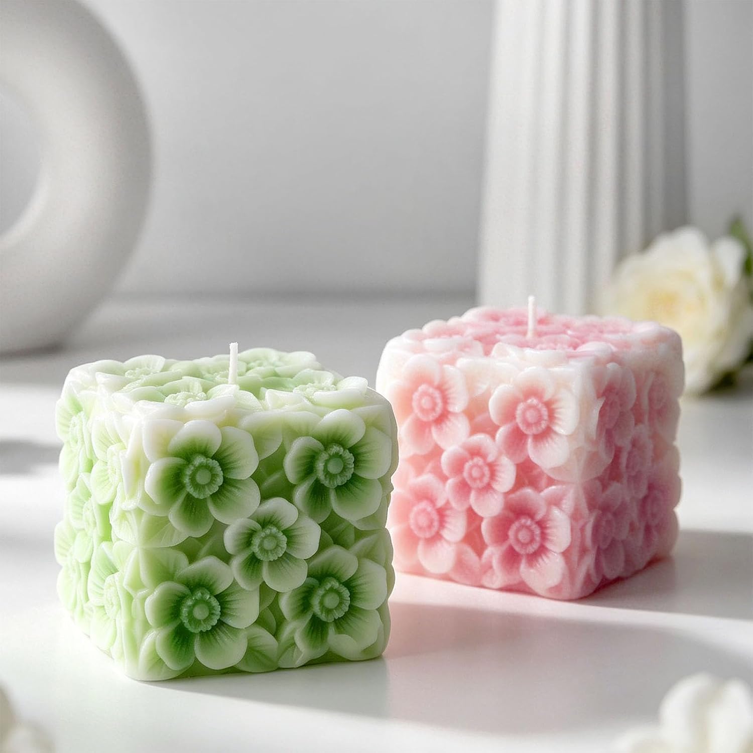 Sturdy Geometric Silicone for Artistic Soap Making Decoration Chocolate Silicone