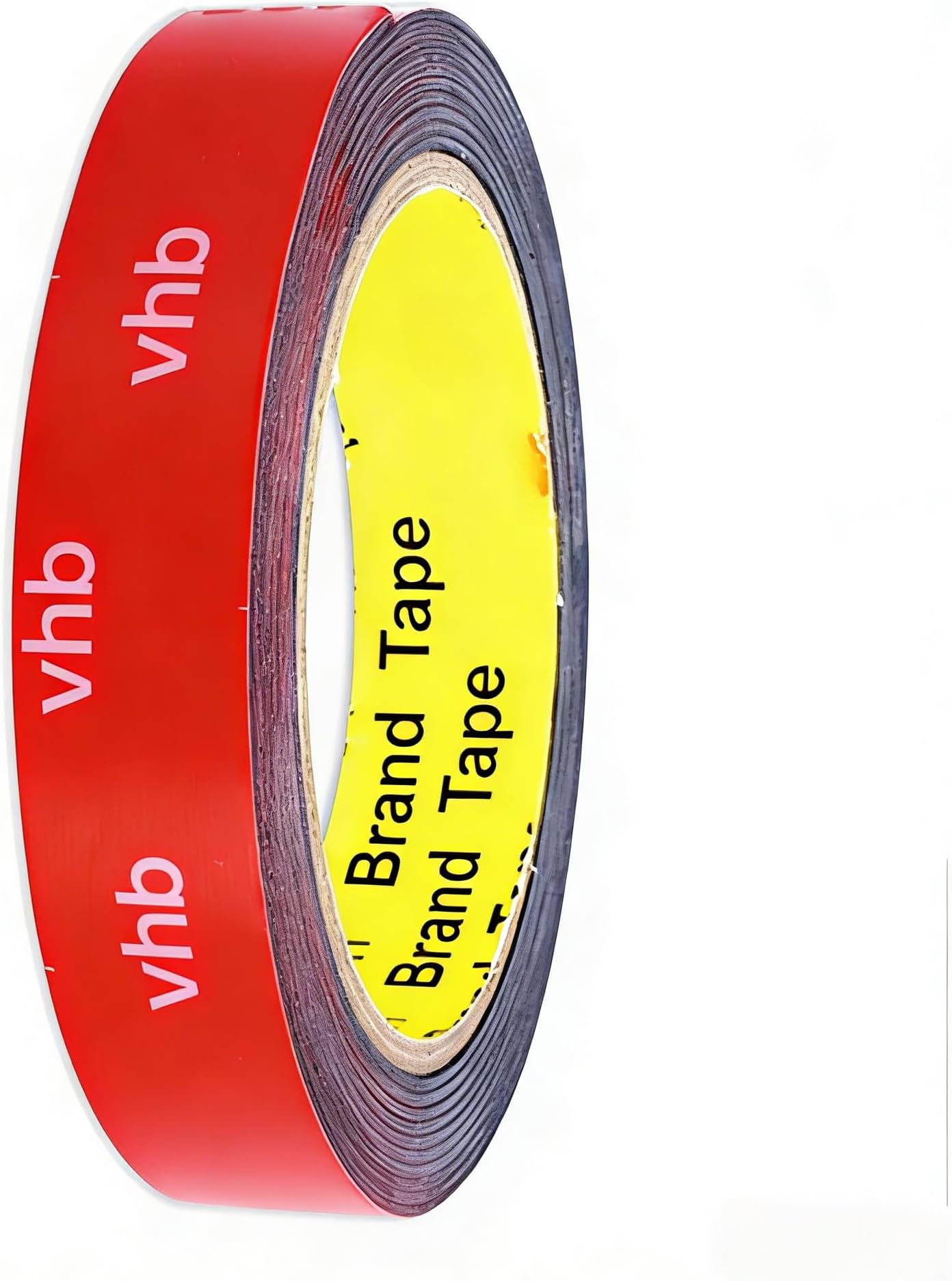 Heavy Duty Double Sided Tape, High Temperature Resistant Adhesive Foam Tape for Indoor/Outdoor, Car Trim, Moto, LED Strips, Metal, Home and Office Decor (3/4in*18ft)