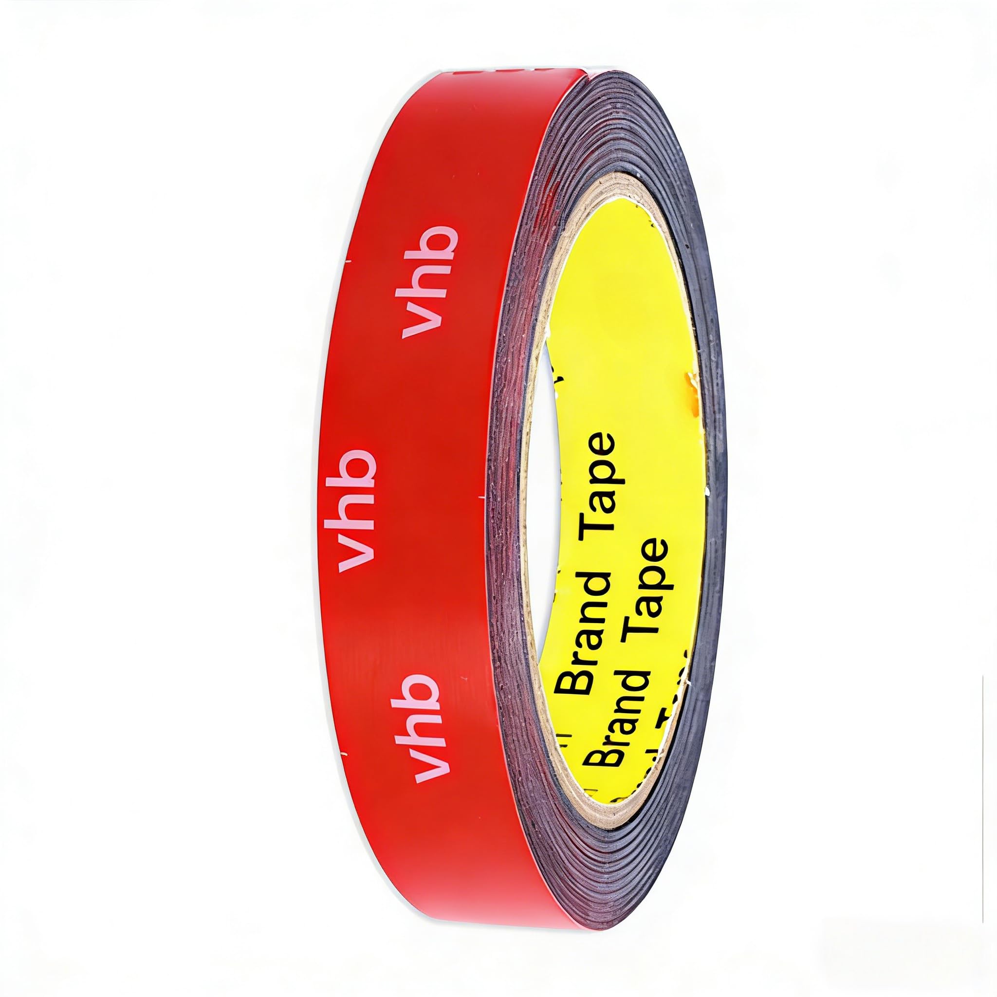 Heavy Duty Double Sided Tape, High Temperature Resistant Adhesive Foam Tape for Indoor/Outdoor, Car Trim, Moto, LED Strips, Metal, Home and Office Decor (3/4in*18ft)