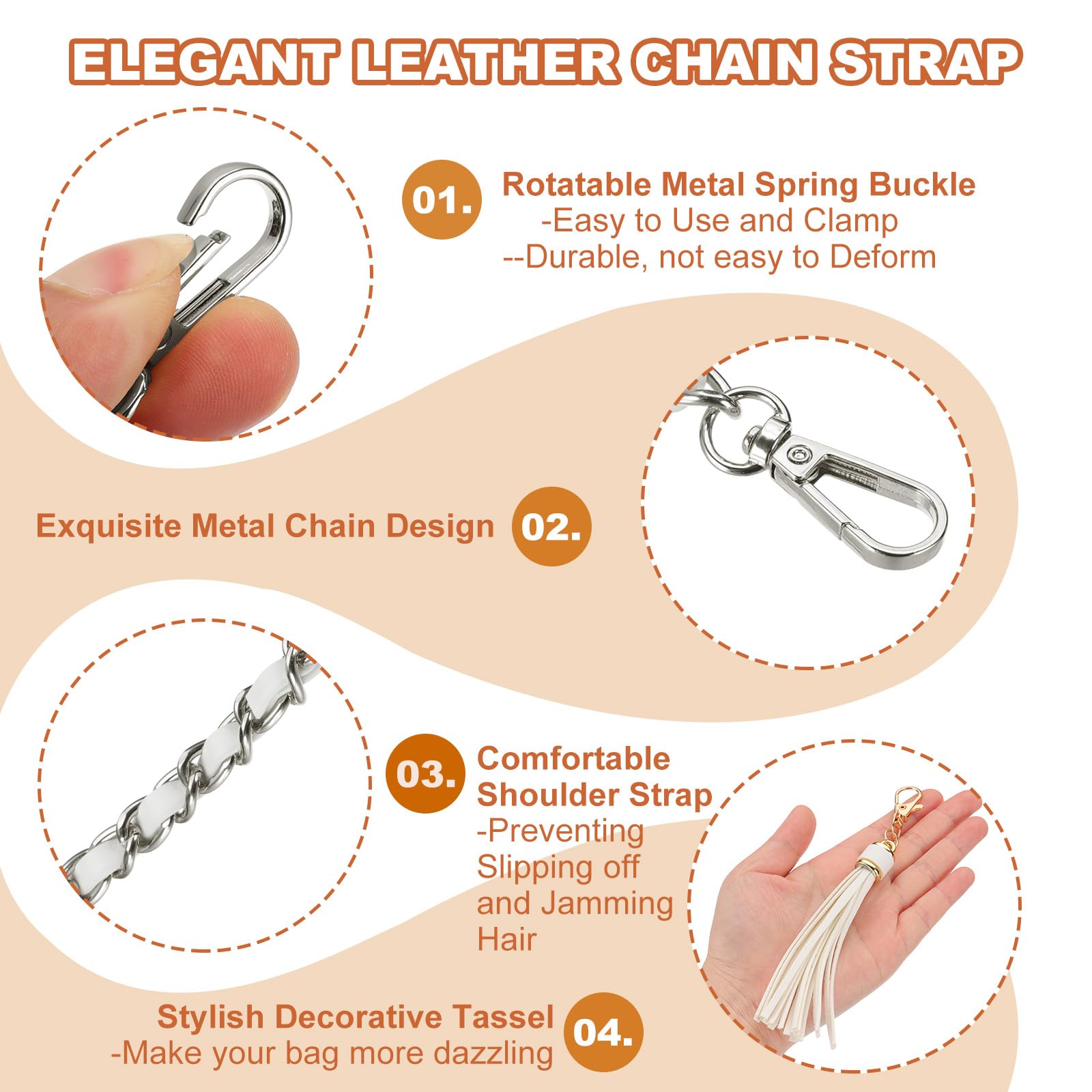 PATIKIL Purse Chain Strap - Image 3