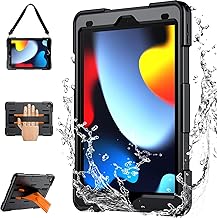 iPad 10.2 Waterproof Case, iPad 7/ipad 8/ipad9 Waterproof Case, 7th Generation, 8th Generation, 9th Generation, IP68 Waterproof Standard, Super Strong Waterproof, Snowproof, Dustproof, Shockproof,