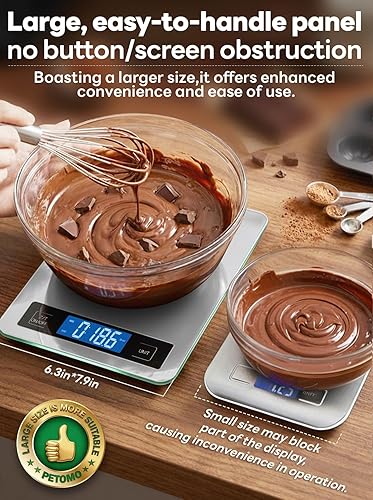 Miniatura 2 de Báscula digital de alimentos multifuncional para cocina y báscula para hornear, báscula nutricional para medir peso y control de porciones, escala