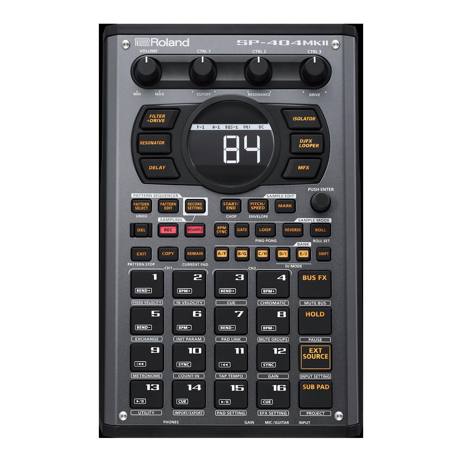 Roland SP-404 MKII Sampler mobiler Sequencer mit keepdrum Kopfhörer