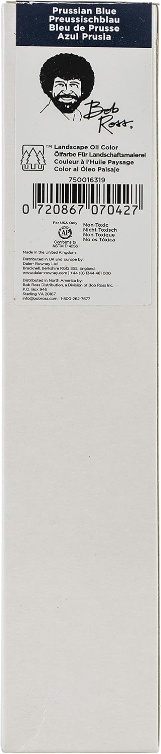 Bob Ross Oil Paint 200ml-Prussian, Prussian Blue, 6.76 Fl Oz (Pack of 1)