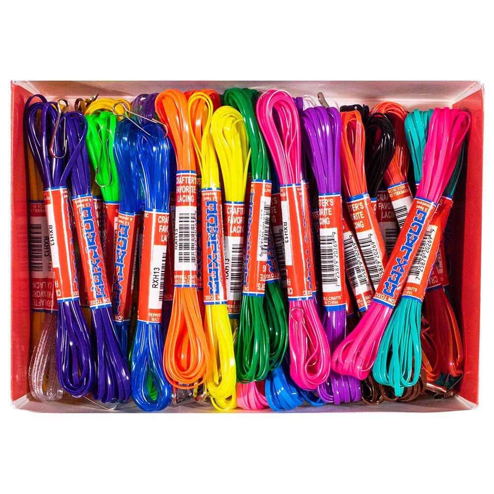 Pepperell Lacci Per Perline, Confezione Da 60 Pezzi: Colori Neon, Per Gioielli Fai Da Te E Bricolage - 4