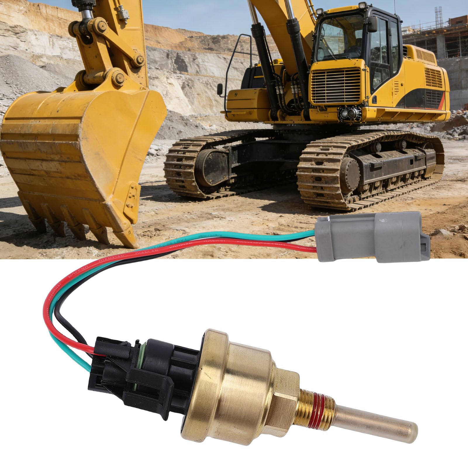 Topiky Sensore di Livello del Liquido di Raffreddamento Dell'escavatore di Allarme Ad Alte Prestazioni per Parti del Motore C10 C12 C15 per Lavoratori Edili