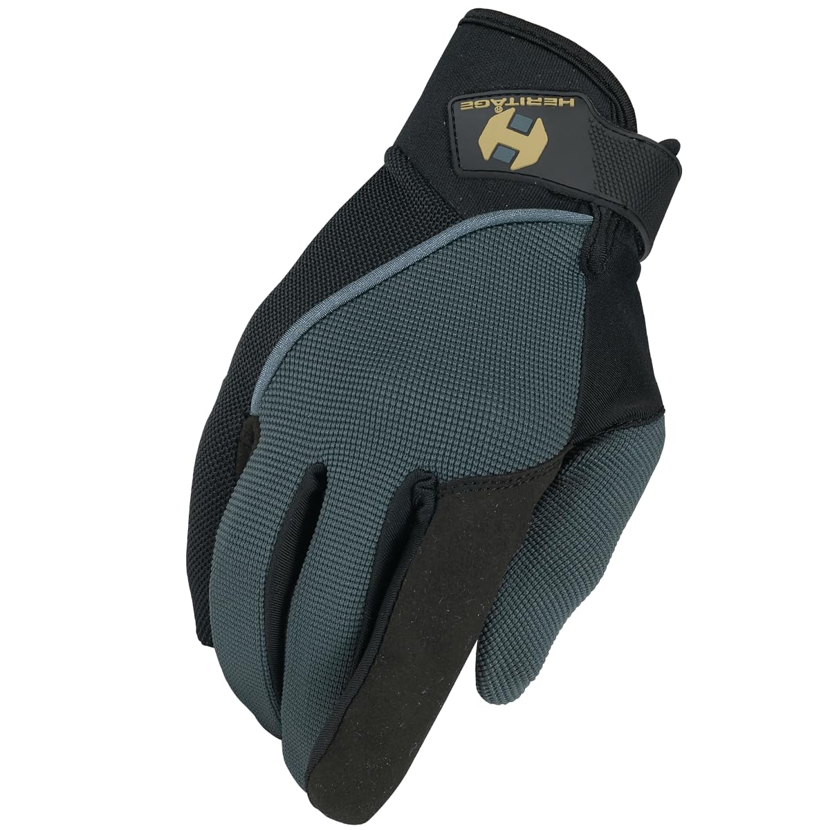 Heritage Performance Gloves, Competition Glove, Size 8, Dark Grey/Black