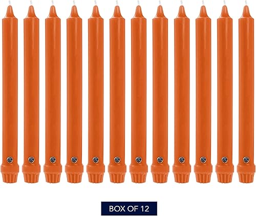 Miniatura 8 de Colonial Candle - Vela fina, 12 pulg., color carbón