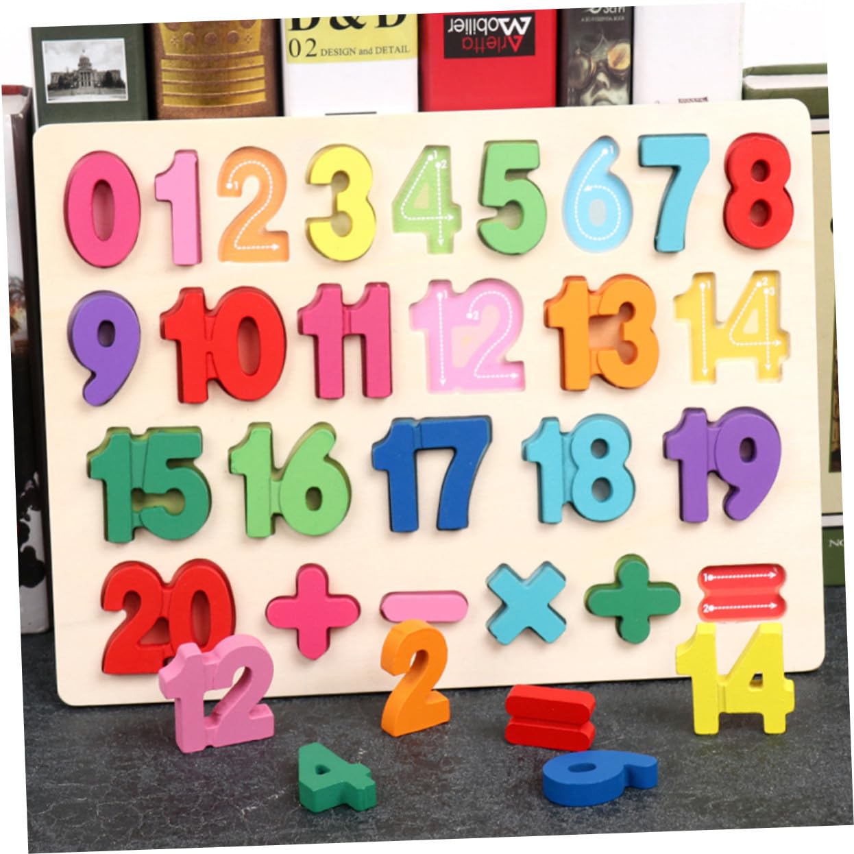 Rompecabezas de Madera para Niños Números y Letras