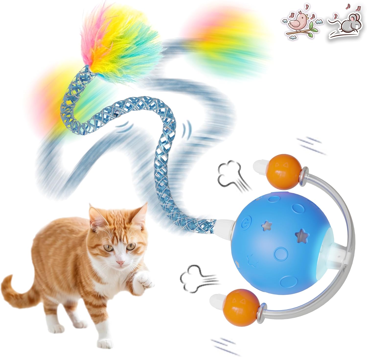 【革新版】NUYIERA 猫 おもちゃ 