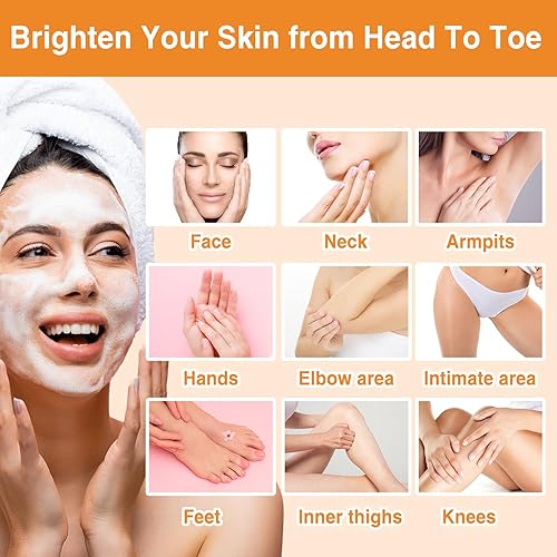 Miniatura 5 de 2 barras de jabón de cúrcuma natural para cara y cuerpo, jabón iluminador de piel de cúrcuma para manchas oscuras, axilas y zona íntima, jabón de