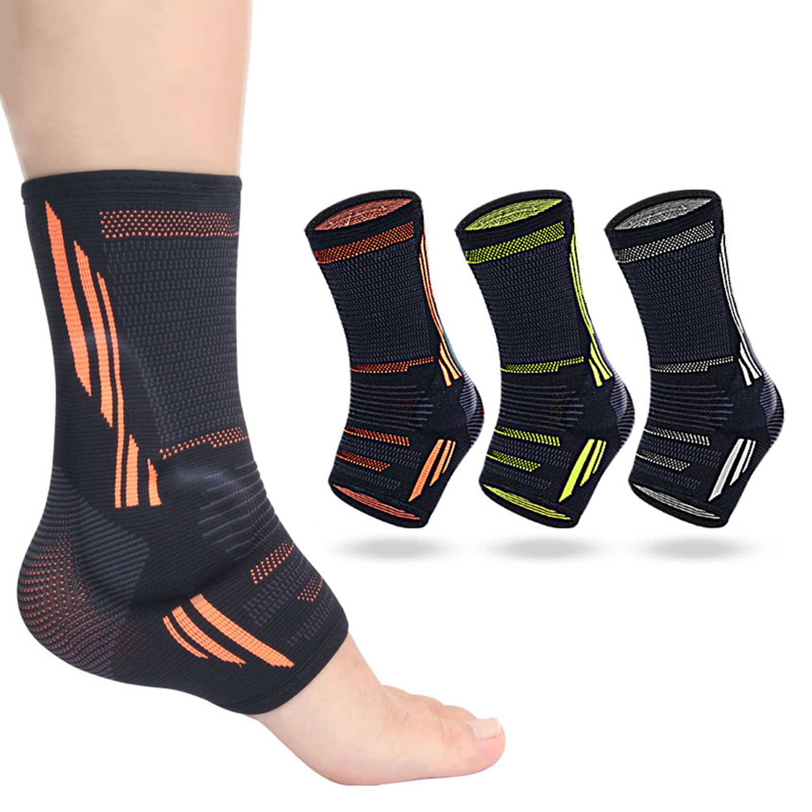 Traspirante Supporto Della Caviglia Elastico In Silicone Caviglia Brace Compressione Manicotti Protettore Portatile Della