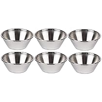 Dynore Set of 6 Sauce Cup – 60 ml Each