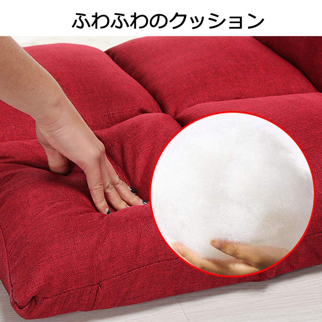 Silla de suelo acolchada portátil con respaldo de ventanal, silla de madera natural, tela de algodón y lino, cómodo respaldo, transpirable, para meditación, yoga, sala de estar