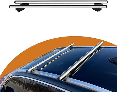 CROSS AUTO ACCESSORIES oto Aral kl  Tavan  talar  i in Audi A4 Allroad B9 2016-2023  le Uyumlu Ara Atk  Ta y c  Tavan Bar  2 adet Gri