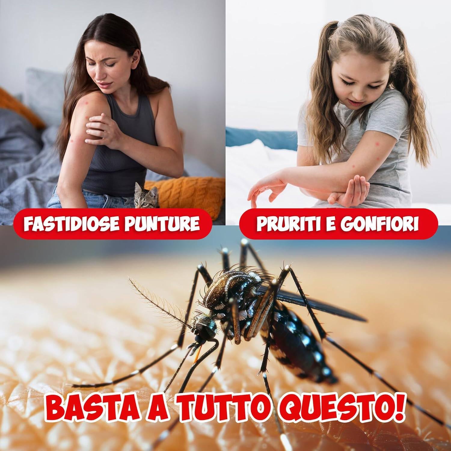 Zanzarella Braccialetti Antizanzare Per Bambini e Adulti In Silicone Atossico A Base Di Oli Essenziali A Lunga Durata (Sport, 6 Unità)