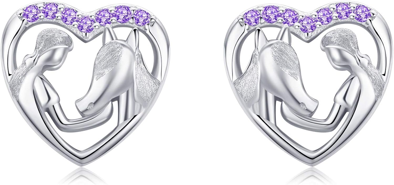 Lucky Horseshoe Earring Studs In Sterling Silve - Foto 6