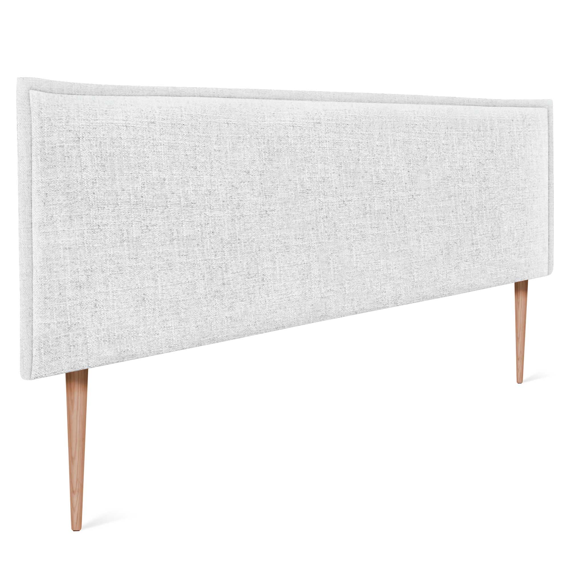 DHOME Solid Natural Linen Headboard with Trim Upholstered Headboard Bed Bedroom Modern Top Trending (Natural Linen, 160 x 105 cm with Legs (Beds 150/160)) — view 63