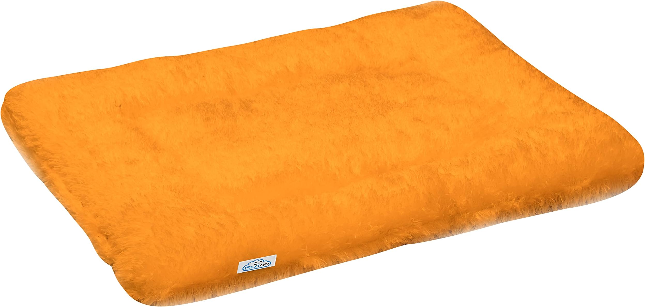 NEXTGO Floor Seat Cushions Yoga Meditation Mat Pooja aasan Soft Extra Comfortable Feather Touch Last Long Upto Washable Material Size 24 x 30 Inch 2 x 2.5 Fit Color Orange