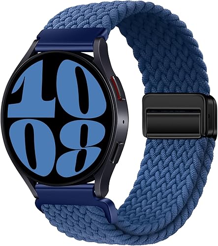 Miniatura 1 de Correa magnética de 0.787 in compatible con Samsung Galaxy Watch 4 5 6 7 Band 1.575 in 1.732 inGalaxy Watch 4 6 Classic Band 1.654 in 1.811 in 1.693