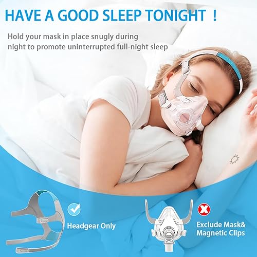 Miniatura 7 de Correa de repuesto para AirFit F20 N20AirTouch F20 N20, cómoda correa de repuesto unisex CPAP