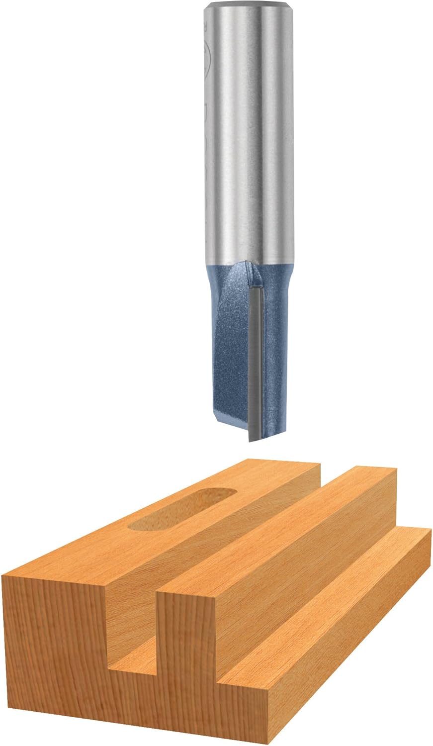 Bosch 85426M 1/2 in. x 1-1/4 in. Carbide Tipped 1-Flute Straight Bit