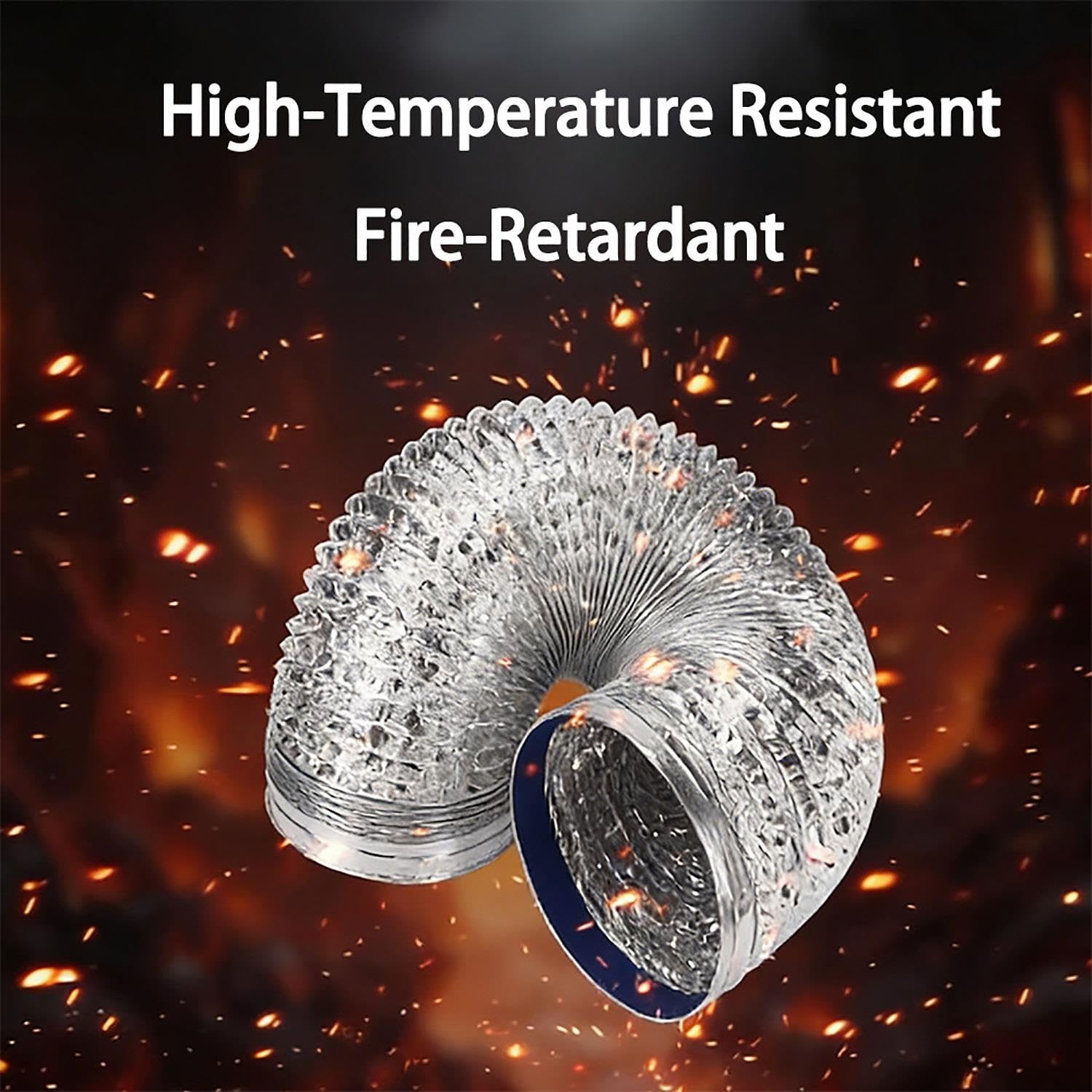 Genérico Tubo de Ventilación Flexible de Aluminio de 200mm