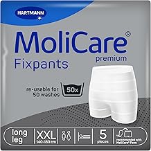 MoliCare Premium Fixpants Inkontinenz Fixierhosen, XXL, 5 Stück
