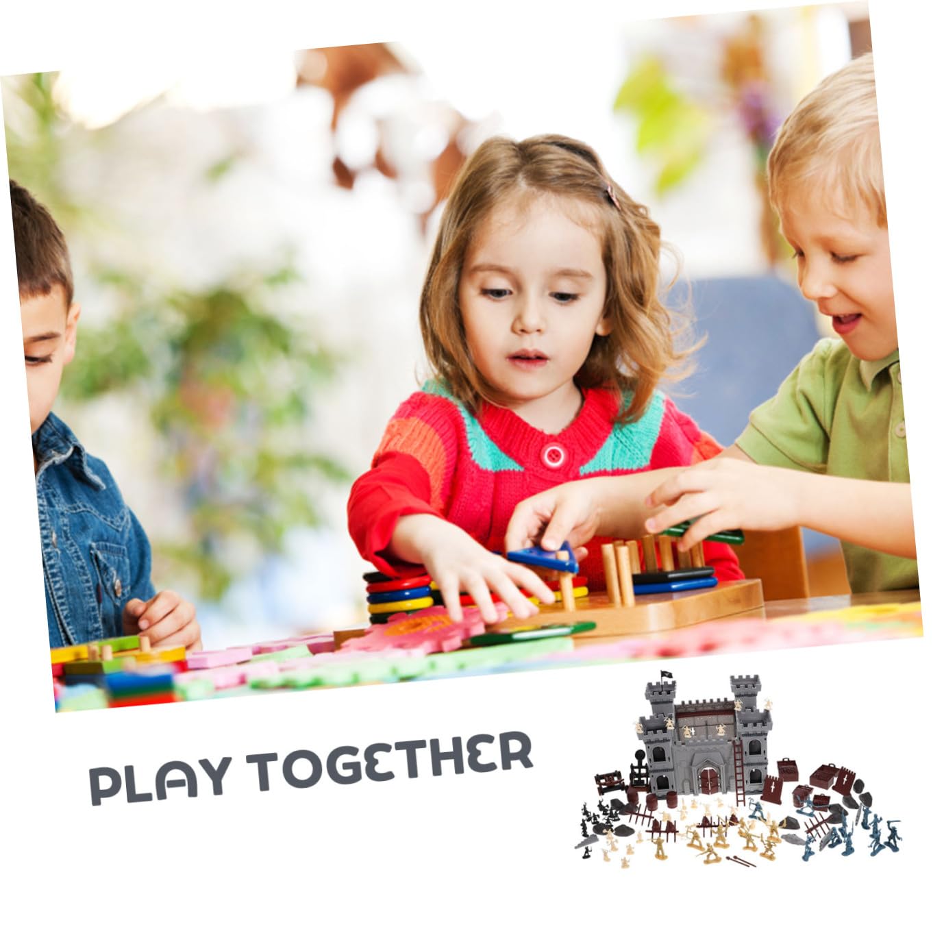 Set Gioco di Costruzione Fortezza Pirata 310 Pezzi in Plastica per Bambine | Accessori Borsa Inclusa, Stile Pirata, per Feste di Compleanno e Ogni Occasione