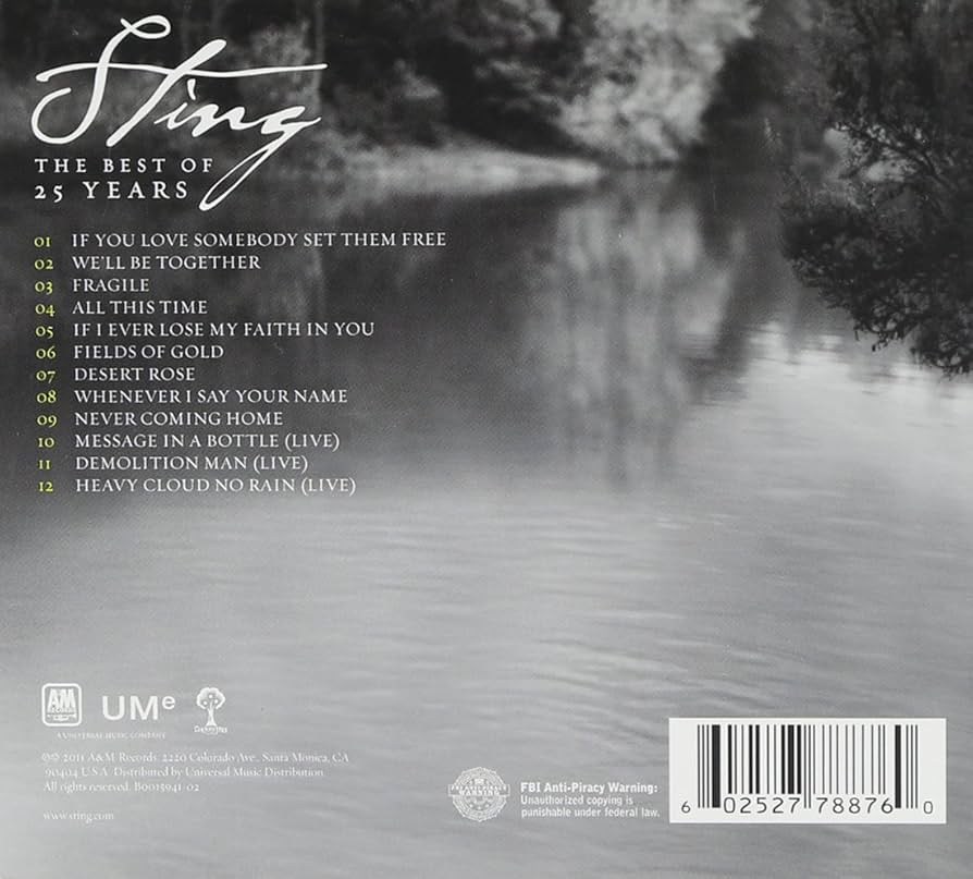 STING∣25YEARS　/　スティング∣25イヤーズ　完全生産限定盤 スティング：ベスト・オブ・25イヤーズ（PVG）／Sting - The