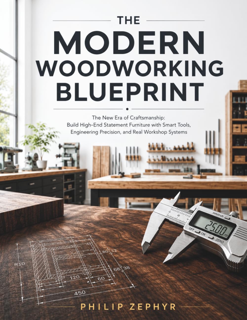 The Modern Woodworking Blueprint: The New Era of Craftsmanship: Build 20 High-End Statement Pieces with Smart Tools and Precision Techniques