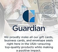 Vista 6 de Guardian Fundas para tarjetas de regalo, paquete de 500 fundas para tarjetas de llaves en blanco, para usar como tarjetero de crédito o sobres