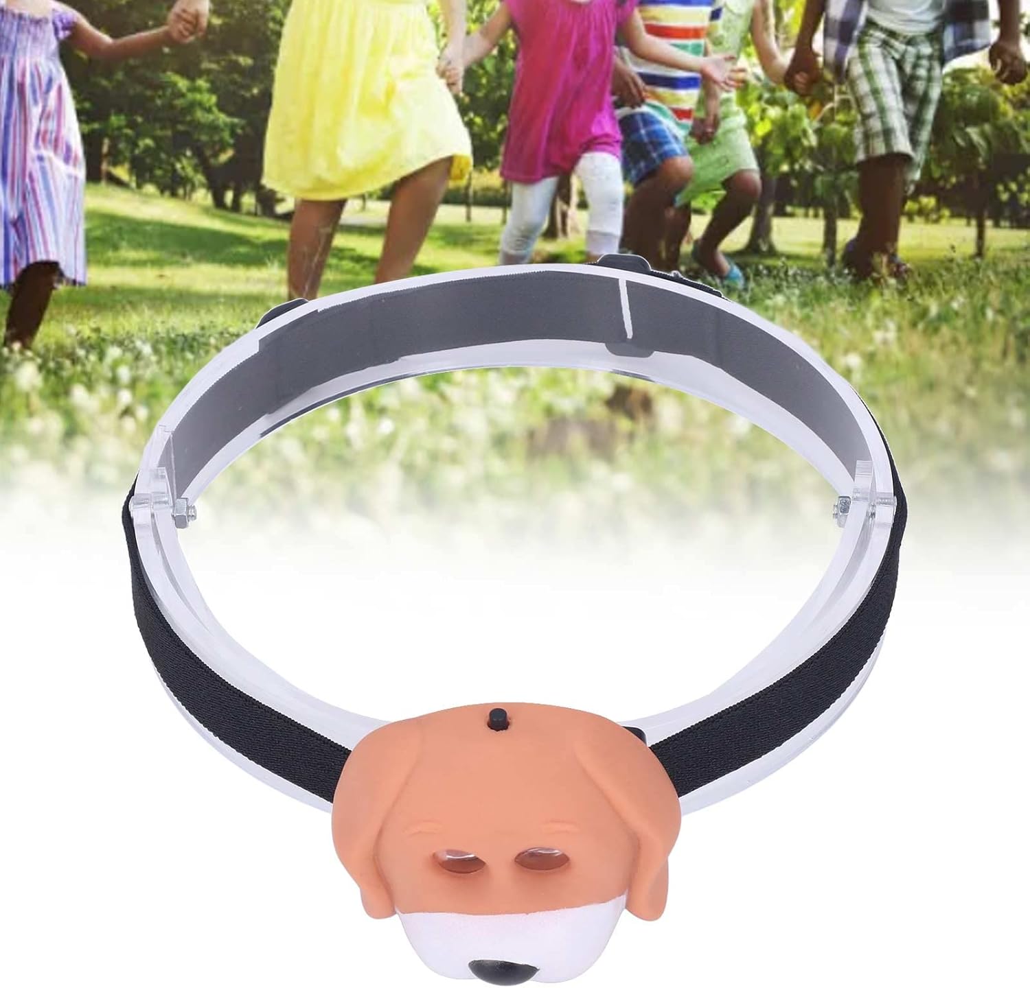 LED Headlamp for Kids, Cute Dog Toy Lamp Flashlight for Boys Girls or Adults Gift Animal Headlamp for Birthday, Thanksgiving, Christmas, New Year