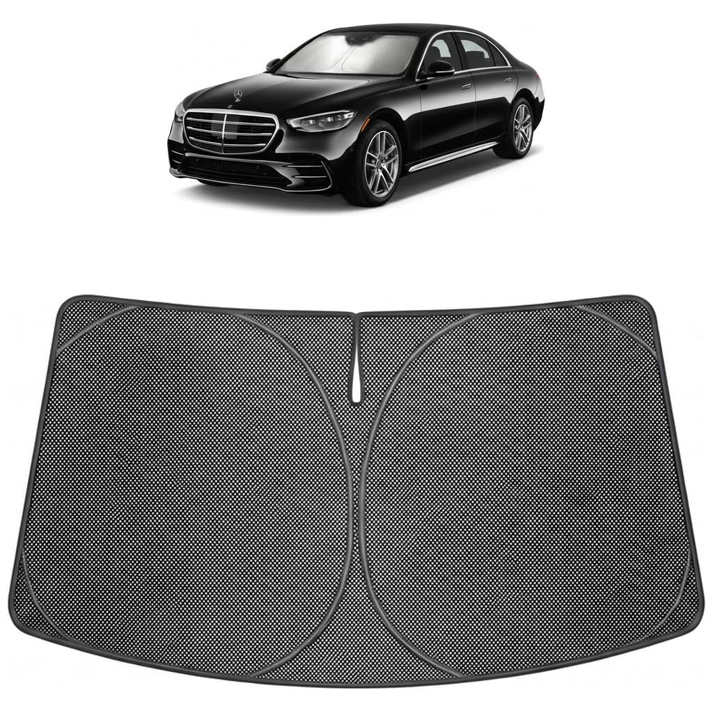 Proadsy Custom Fit 2015-2026 Benz S-Class Windshield Sun Shade, Blocks Heat