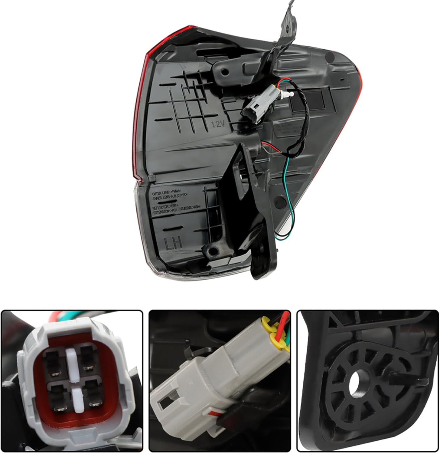 waltyotur Left Driver Side Tail Light SU2804111 Replacement for 2019 2020 2021 Forester Outer Rear Lamp