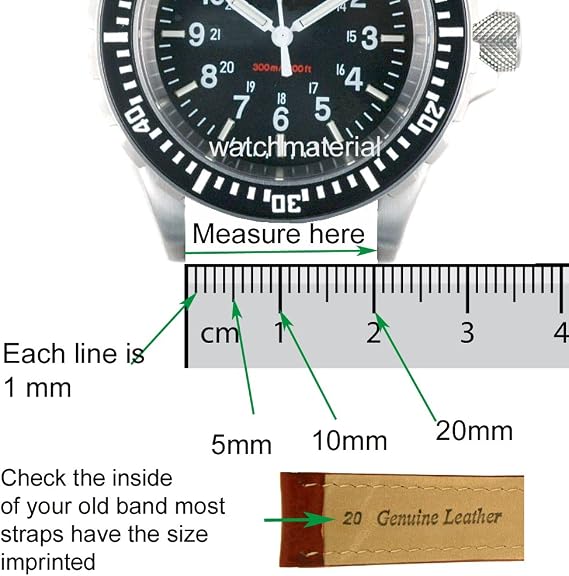 Techスイスlea1558 – 24カーフスキンブラウンレザーExtra Thick 24 mm